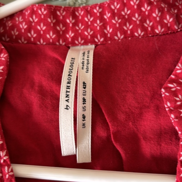 Embroidered Anthropologie top - Picture 3 of 4